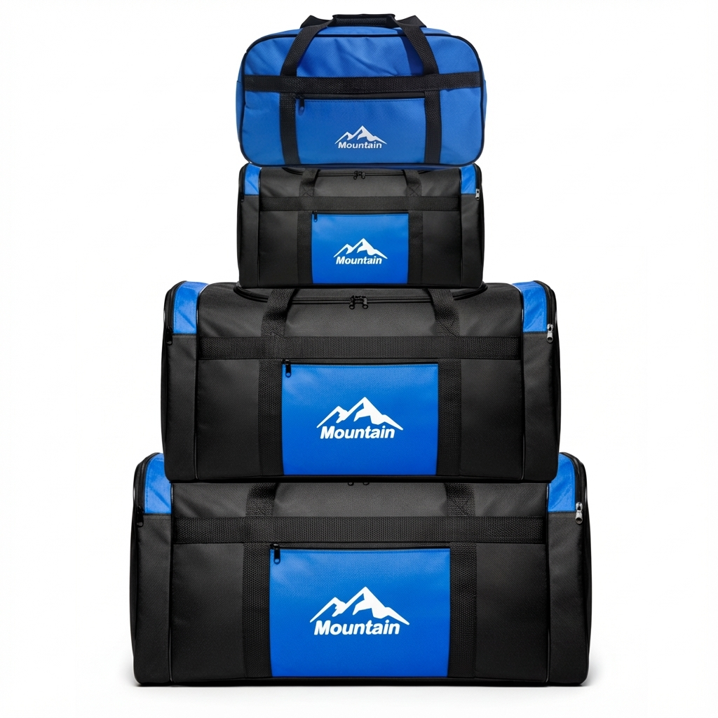 Kit 4x Bolsas Mala De Viagem Completo Resistente Dobrável Praia Natal Enorme Conjunto Familia Ferias