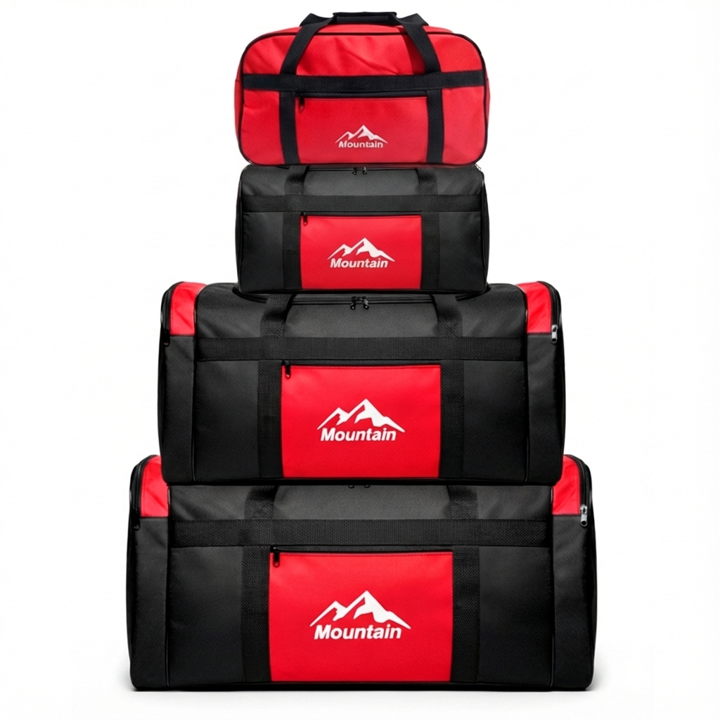 Kit Completo 4x Bolsa De Viagem Completo Resistente Dobrável Praia Natal Enorme Conjunto Forte Familia Ferias