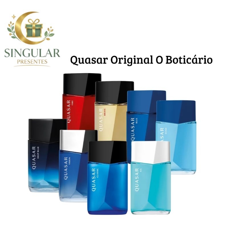 Quasar O Boticário Masculino Original -Perfume Fresco Esportivo - Escolha sua Fragrância