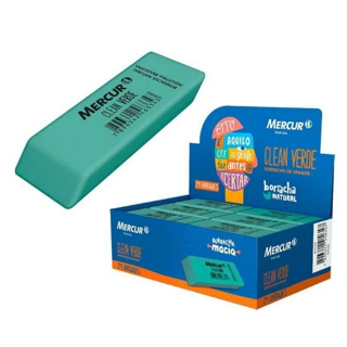 BORRACHA  VERDE CLEAR MERCUR KIT 7 UND em Oferta na Shopee