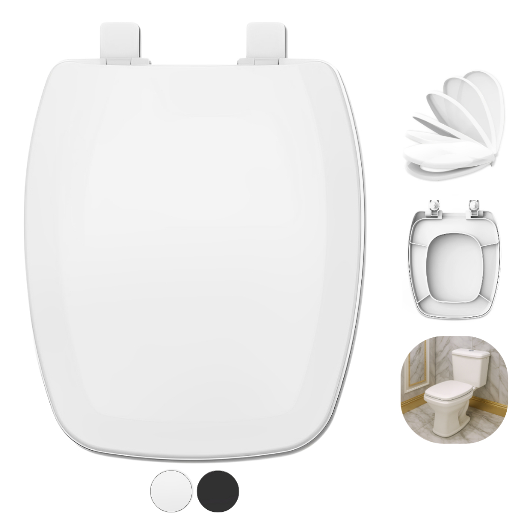 Tampa de Vaso Viseu para Bacia Luzarte Estrela Soft Close 6 Lpf