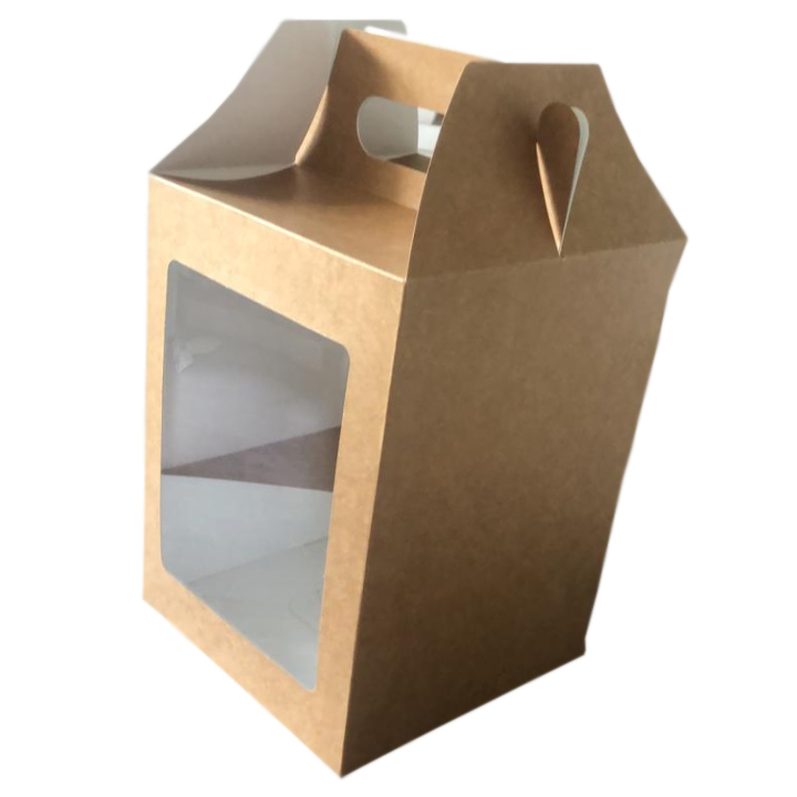 40 Caixas Para Taça Gourmet Kraft- 16x16x21,5cm- Cx0043