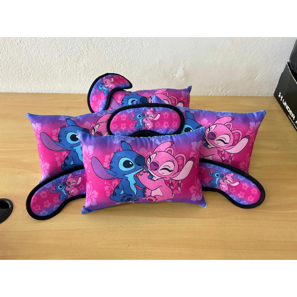 Almofada + Tapa Olho Stitch | Kit com 5, 6, 10, 15, 20 ou 30 Unidades Lembrancinha Aniversário Casamento Festa do Pijama — imagem 2 de 2