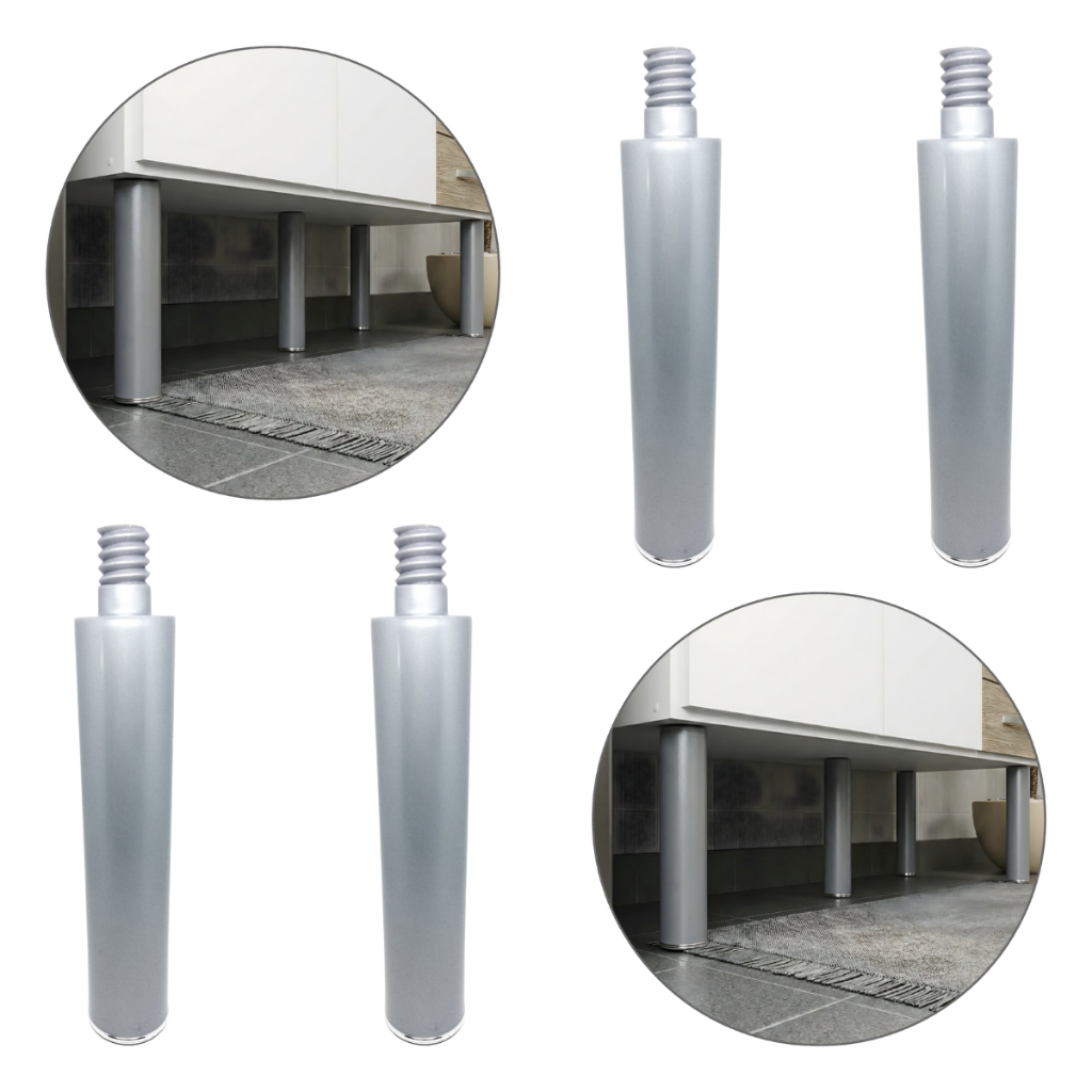 Kit 4 Pé Armário Balcão Gabinete 24cm Rorato Original em Oferta na Shopee