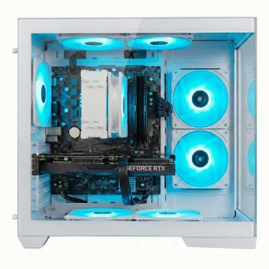 PC Gamer PULSE BluePC - AMD Ryzen 7 5700X, B450, RTX 3050 8GB, 32GB, SSD 1TB, 600W - PGBP-PUL127