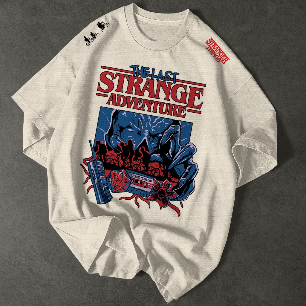 Camiseta Adulto e Infantil Serie TV Stranger Things The Last Adventure