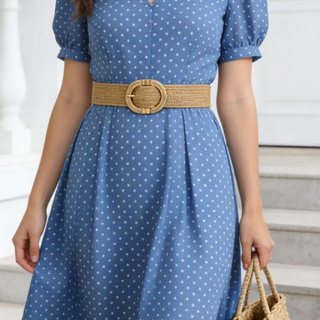 Cinto Feminino De Palha Cintura ELastica Fivela Metal Moda Presdntes Balada Festa em Oferta na Shopee