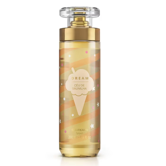 Body Splash Desodorante Colônia Dream Céu de Baunilha 200ml O Boticário Lacrado Original