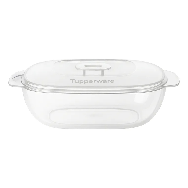 Tupperware Travessa Mágica 1,8l Policarbonato Microondas Natural