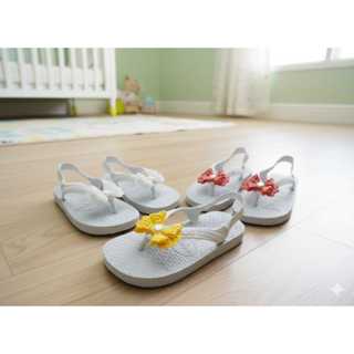 Chinelo infantil bebezinho havain enfeites com elastico atras primeiro passo chinelo macio para criança bebe em Oferta na Shopee