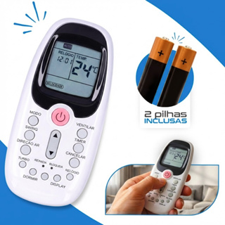 Controle Remoto Para Ar Condicionado Midea Comfee Komeco + 2 Pilhas - Montza em Oferta na Shopee