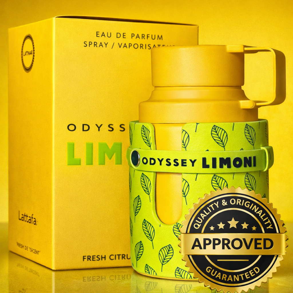Armaf Odyssey Limoni Fresh for Unisex Eau De Parfum Spray, 3.4 Ounce - 100 ML