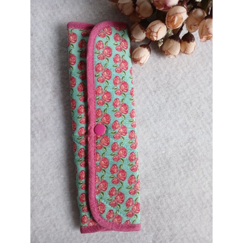 Porta talher portátil/organizador de bolsa