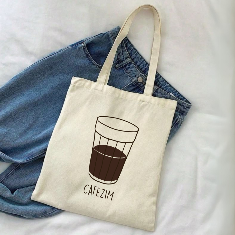 Bolsa Ecológica Ecobag "Cafézim" 100% algodão