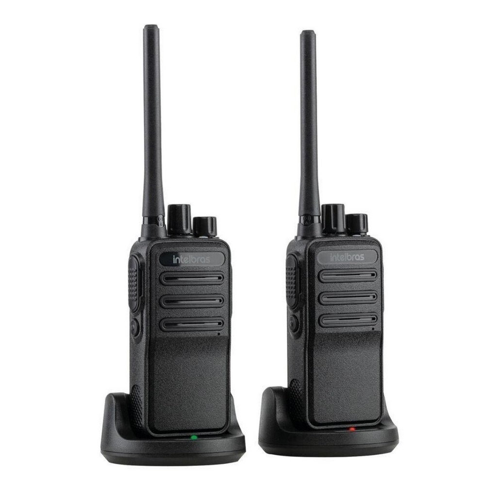 Rádio Comunicador Intelbras RC 3002 G2 Longo Alcance 20 Km Profissional Alta Fidelidade Som Hi-Fi Cancelamento de Ruído