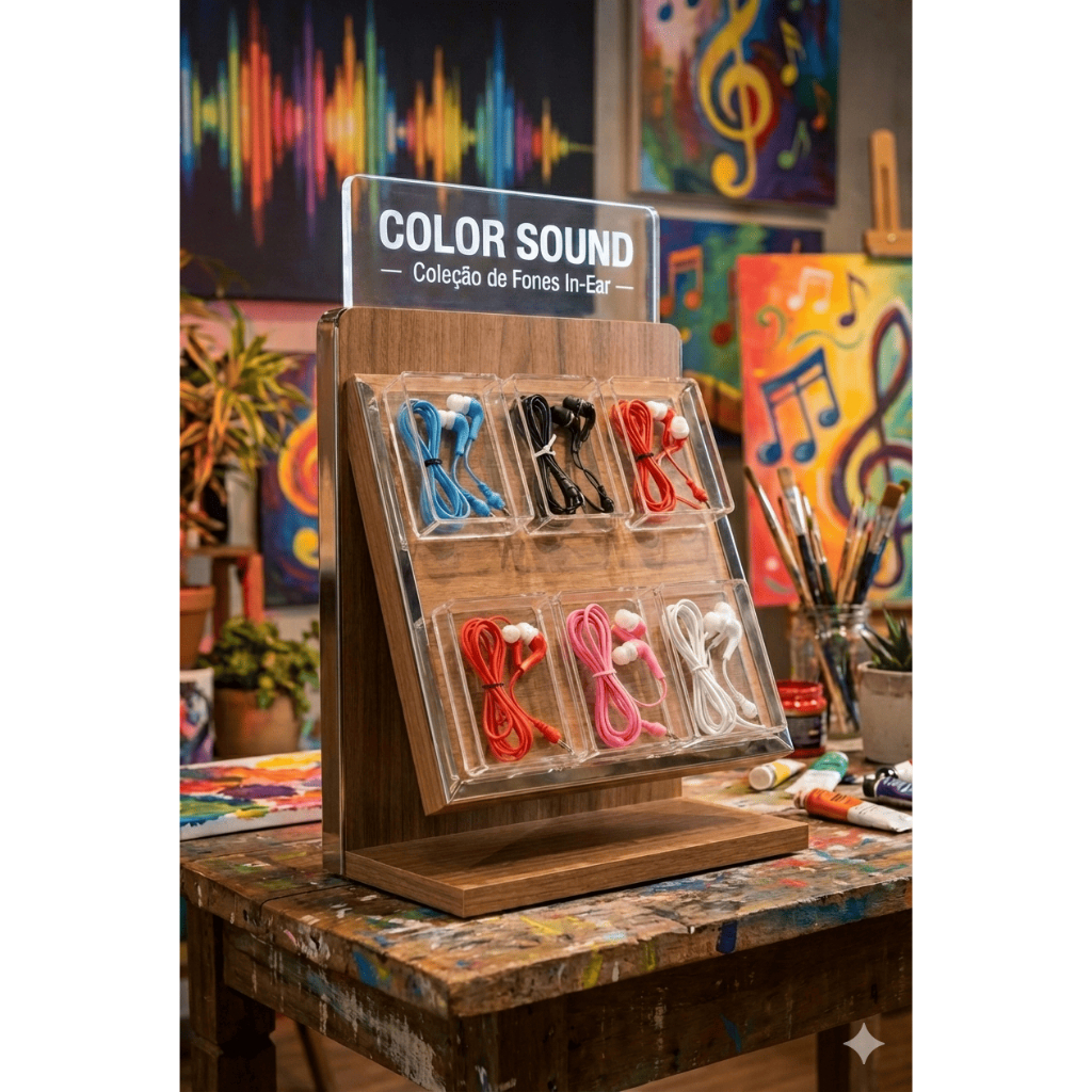 Kit 10 Fone De Ouvido Com Fio P2 Colorido Stereo Headphone