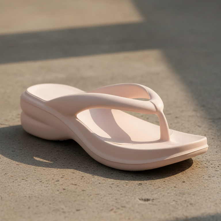 Chinelo Feminino Ortopedico Tamanco Anabela Conrtável Microexpandido Nuvem Macio Rasteira Esporao