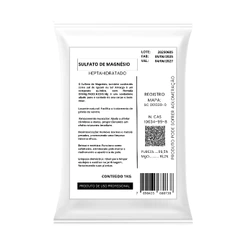 Sulfato De Magnésio, Sal Amargo, Sal Epsom - 1kg Sal Amargo