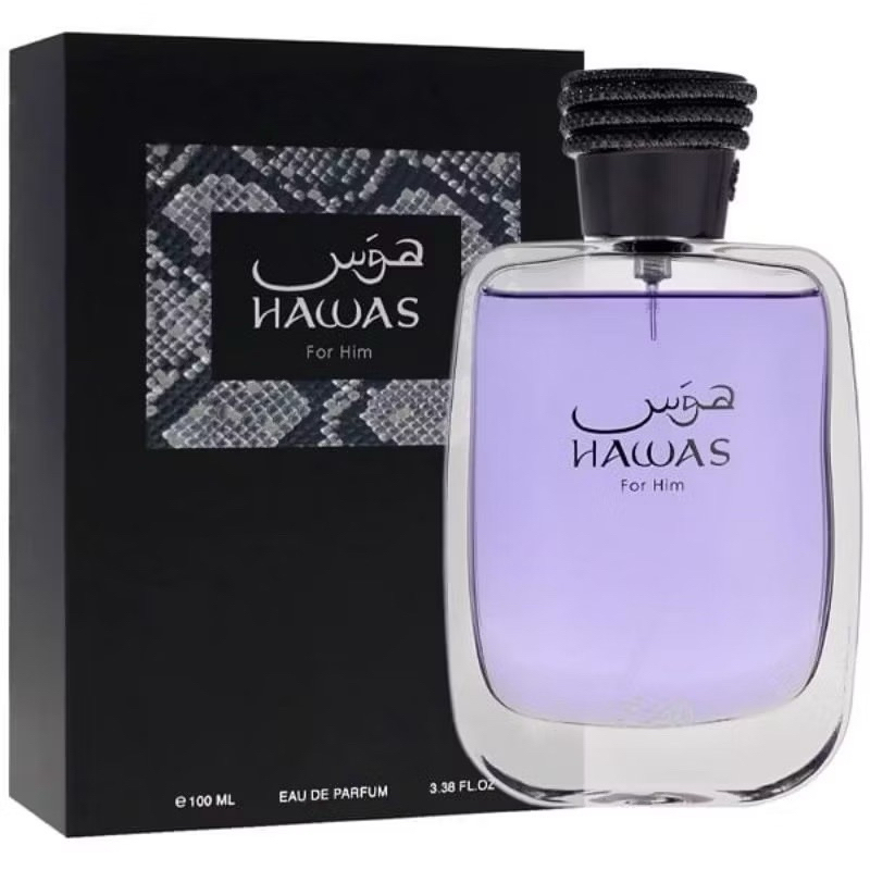 Perfume Árabe Masculino Rasasi Hawas For Him Original Edp 100 ml — R$ 209,90 em Shopee