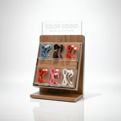 Kit 10 Fone De Ouvido Com Fio P2 Colorido Stereo Headphone