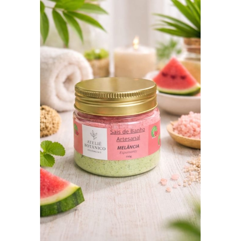 Sais de Banho Espumantes Artesanais 150g | Relaxante & Perfumado em Oferta na Shopee