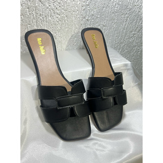Rasteira Feminina Casual  modelo H com Tiras PU Santorini e Solado Antiderrapante em Oferta na Shopee