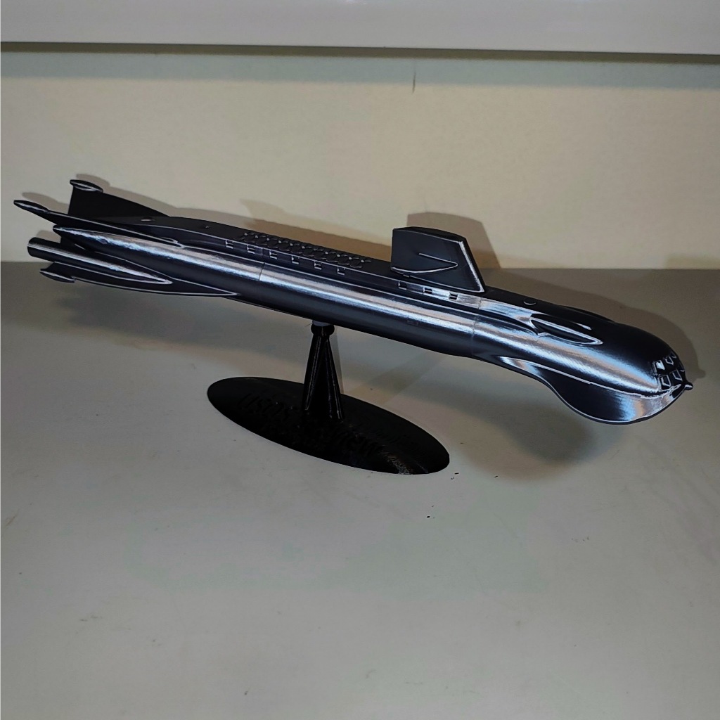 Miniatura Submarino Seaview - Réplica "Viagem ao Fundo do Mar" em 3D
