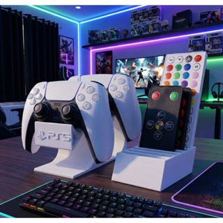 Suporte PS5 Universal para Controles + Organizador de Controles Remotos LED em Oferta na Shopee