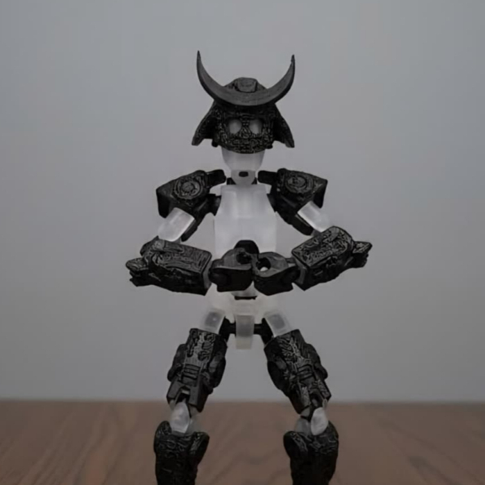 Kit Armadura Samurai Ronin para Boneco Dummy 13 Articulado (Apenas Armadura) - Impressão 3D High Detail