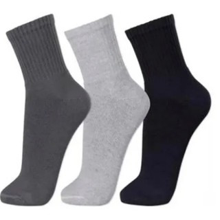 3, 6 ou 12  PARES DE MEIAS GROSSAS, CORES A SUA ESCOLHA! em Oferta na Shopee