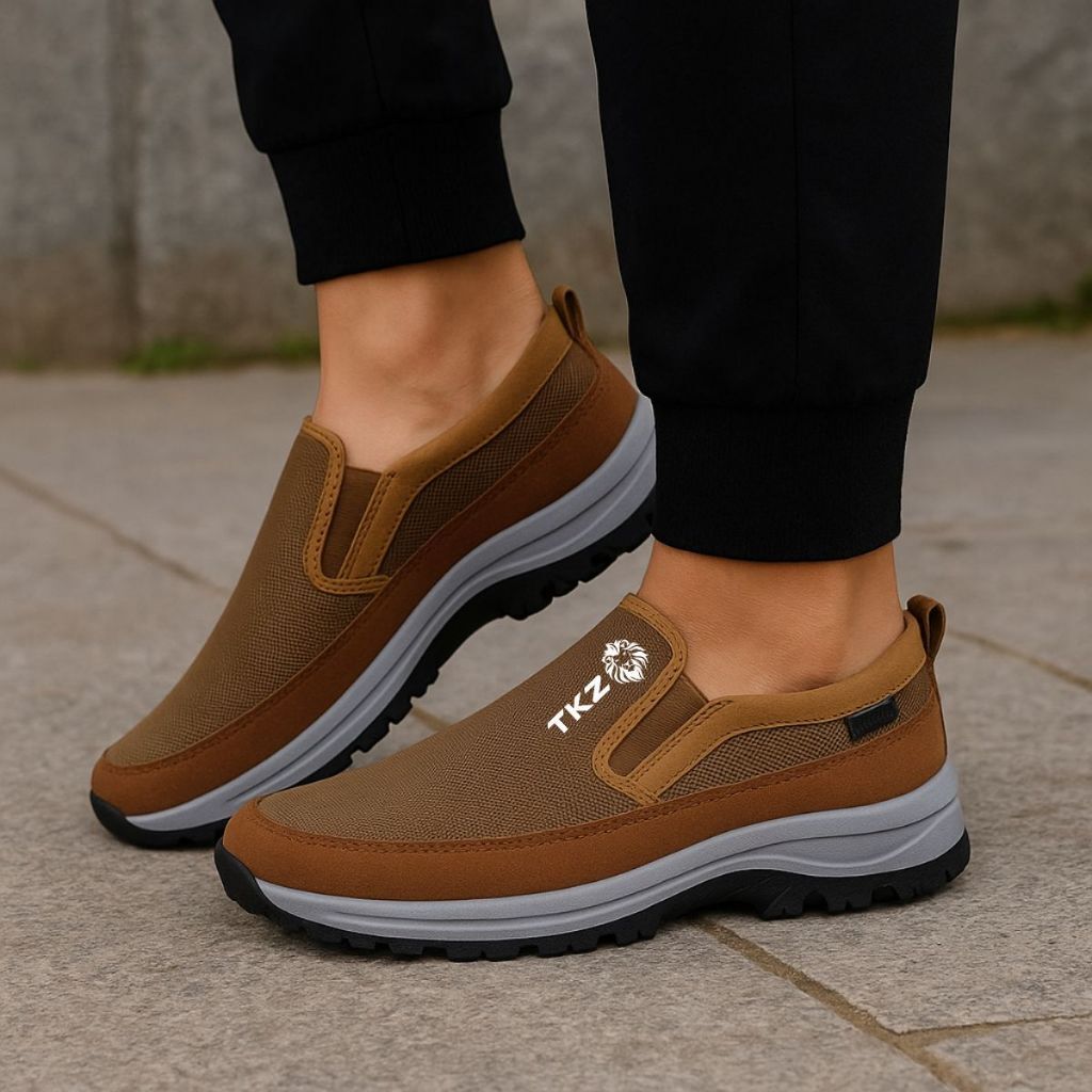 Tênis Moscassim Masculino TKZ Adventure Casual Calce Facil Elegante Confortavel Lançamento Promoção em Oferta na Shopee