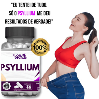 PSYLLIUM 100% PURO 500 Mg |Original| Flora Viva em Oferta na Shopee
