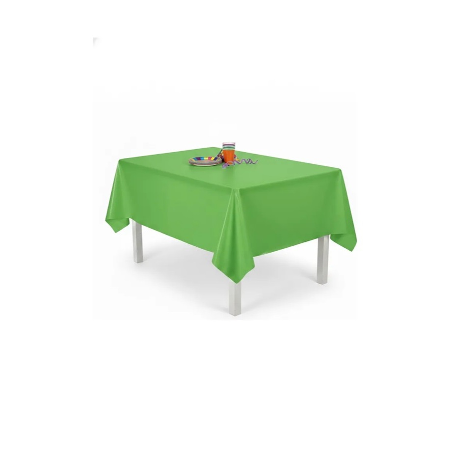 Toalha De Mesa Festa Verde Pvc 137 X 183cm