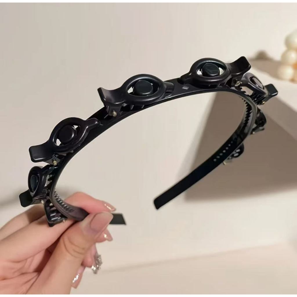 Tiara de Cabelo com Presilhas Hair Twister Presilha Jacaré Arco