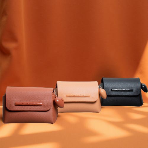Bolsinha Feminina Pequena Suellen com Coração – Clutch, Necessaire Porta Maquiagem Linkados