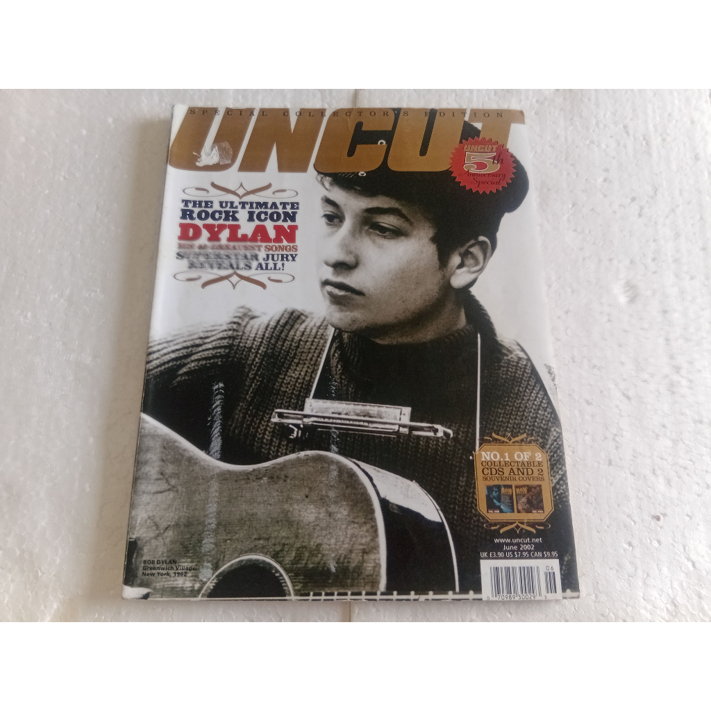 revista uncut n. 61 junho de 2002 bob dylan otimo estado paginas e capa