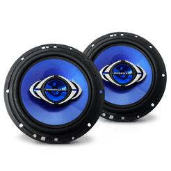 Par de Alto Falantes Hurricane CM6 6 Polegadas 4 Ohms Quadriaxial 130W