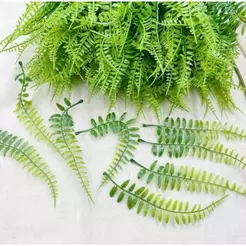 Kit 10 Galhos De folha De Mini Samambaia Realista Artificial Artesanato Decoração Arranjo De Flores