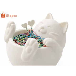 🐱 Porta Clips Gatinho Decorativo – Organizador Fofo e Funcional em Oferta na Shopee