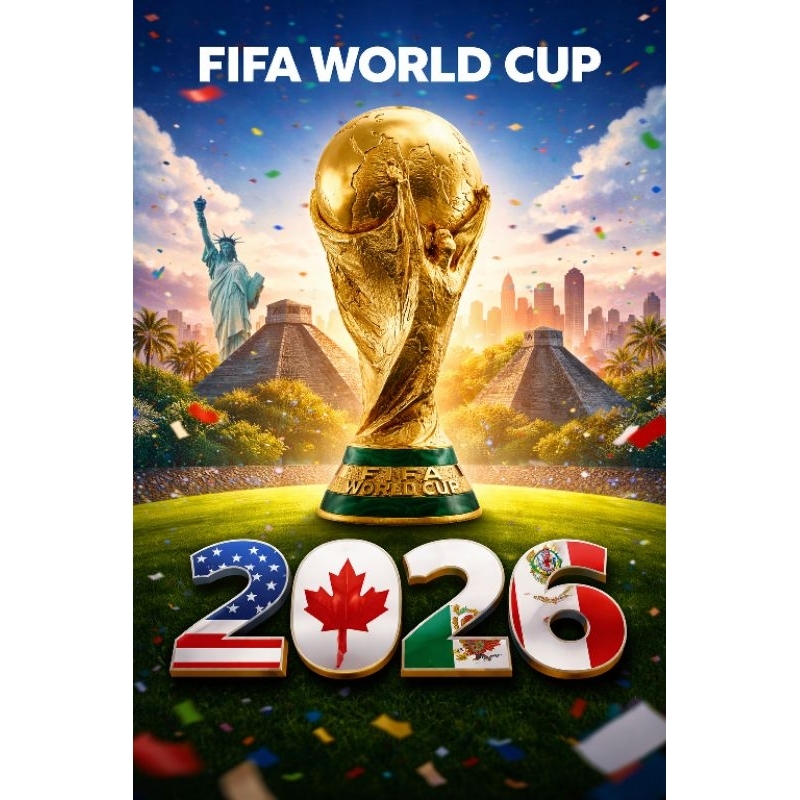 5 Cartão Plastificado FIFA CLUB WORLD CUP 2026™ Mundial de Clubes da FIFA Copa de Futebol Masculino Seleção Brasileira