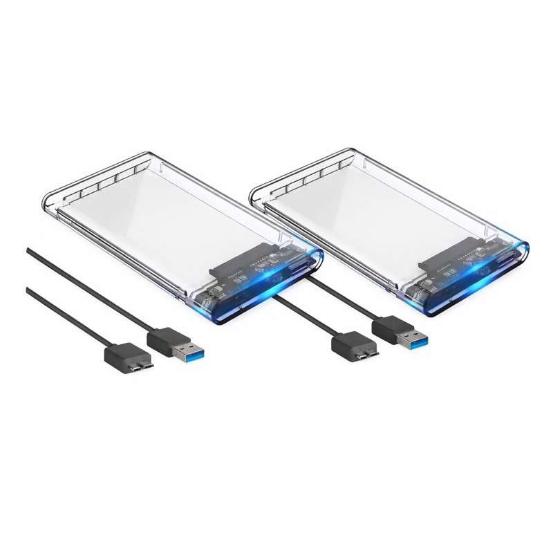 Kit 2 Case HD Externo 2.5 USB 3.0 Gaveta SATA Slim para Notebook Xbox VideoGame Ps4 — imagem 2 de 2