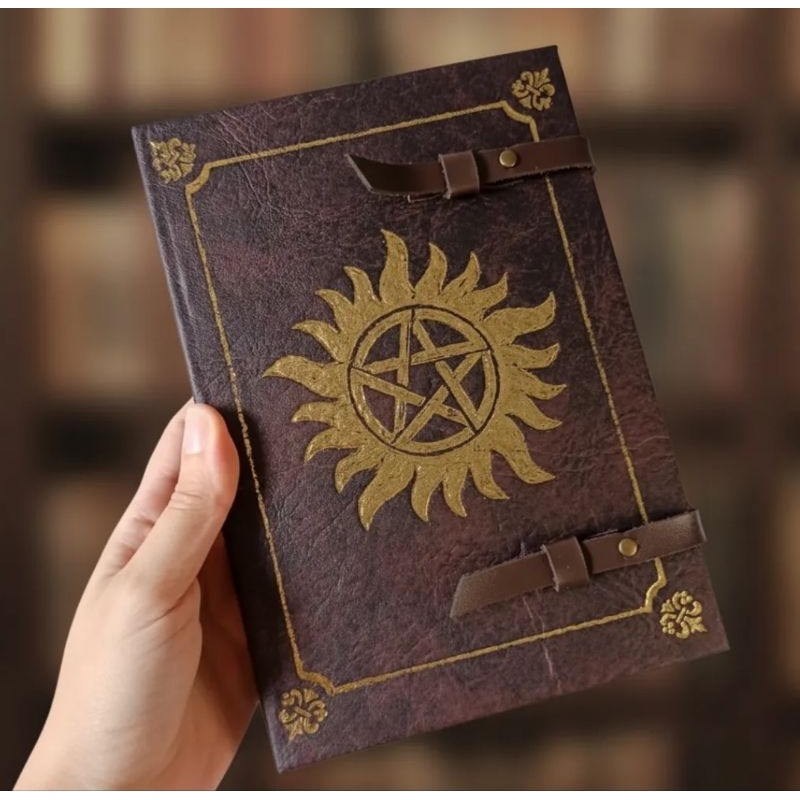 Grimório Supernatural Bos A5 21 cm x 15 cm o Sketchbook Diário