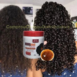 Mel Cola Fixador Definidor de Cabelos Gelatina Cabelos Cacheados Ondulados Crespos Fixação 500G
