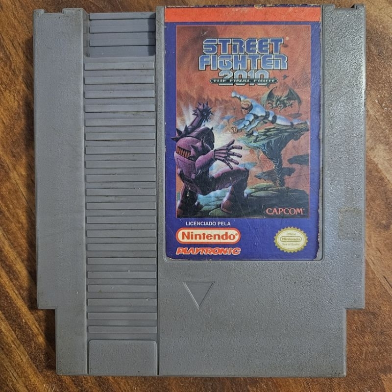 Street Fighter 2010 NES Nintendinho Playtronic Original