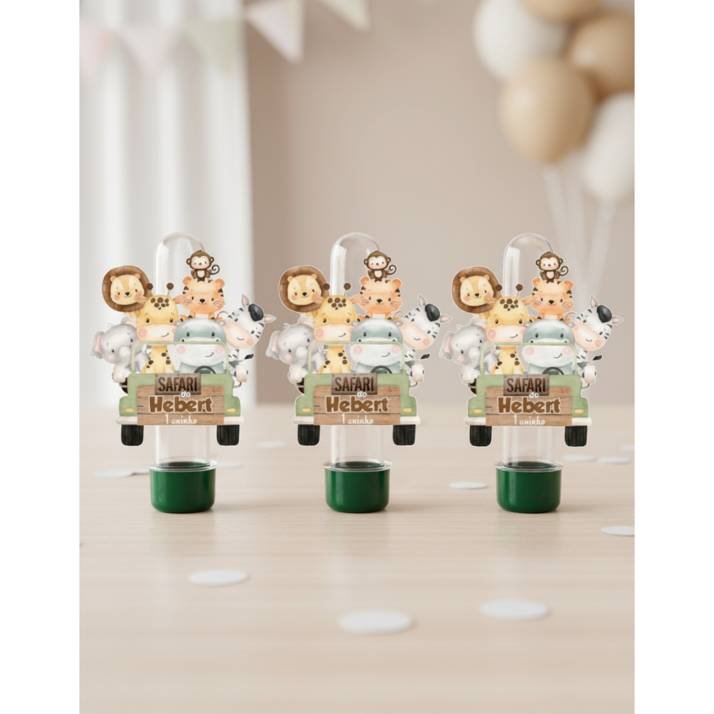 KIT TUBETES SAFARI MENINO PARA ANIVERSÁRIO FESTA SAFARI VERDE - PERSONALIZADO - VÁRIOS TEMAS em Oferta na Shopee