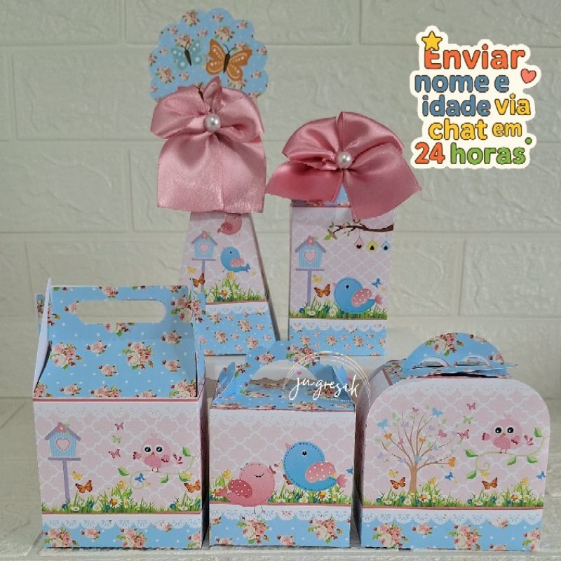 Kit Festa Personalizado Jardim encantado lembrancinha personalizada para festa de aniversário tema Jardim