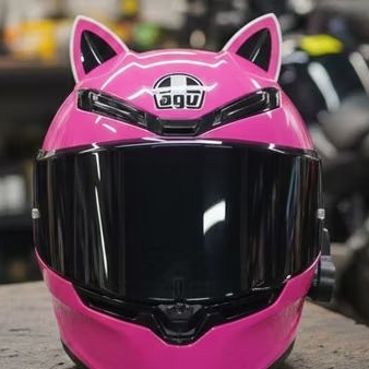 Orelha De Gato Acessório Moto Bike Fixar Capacete Dupla Face em Oferta na Shopee