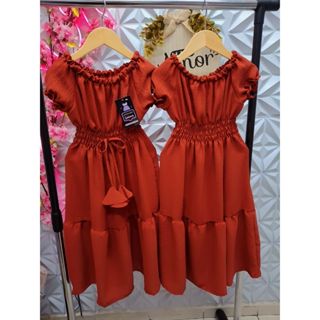 vestido-evangelico -infantil-juvenil-longo-manga corta em Oferta na Shopee