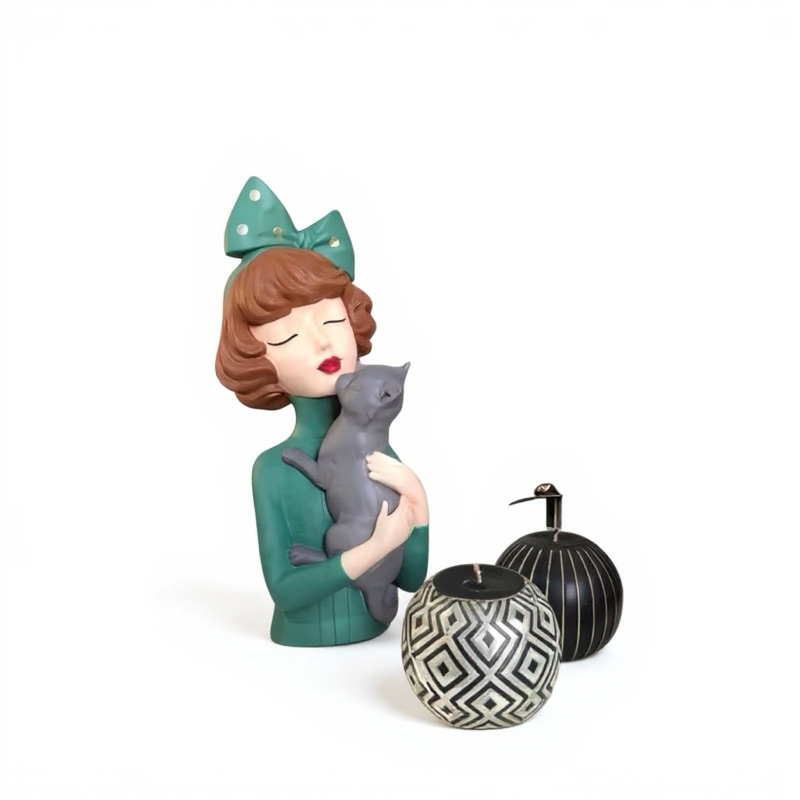 Busto Milli Cat Para Decoração Sofisticada
