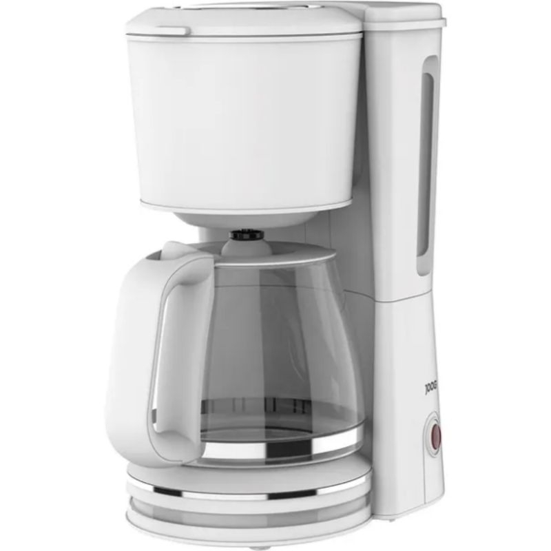 Cafeteira Elétrica 1,25L | Até 10 Xícaras | Filtro Permanente | Base Aquecedora | 220V – Branca